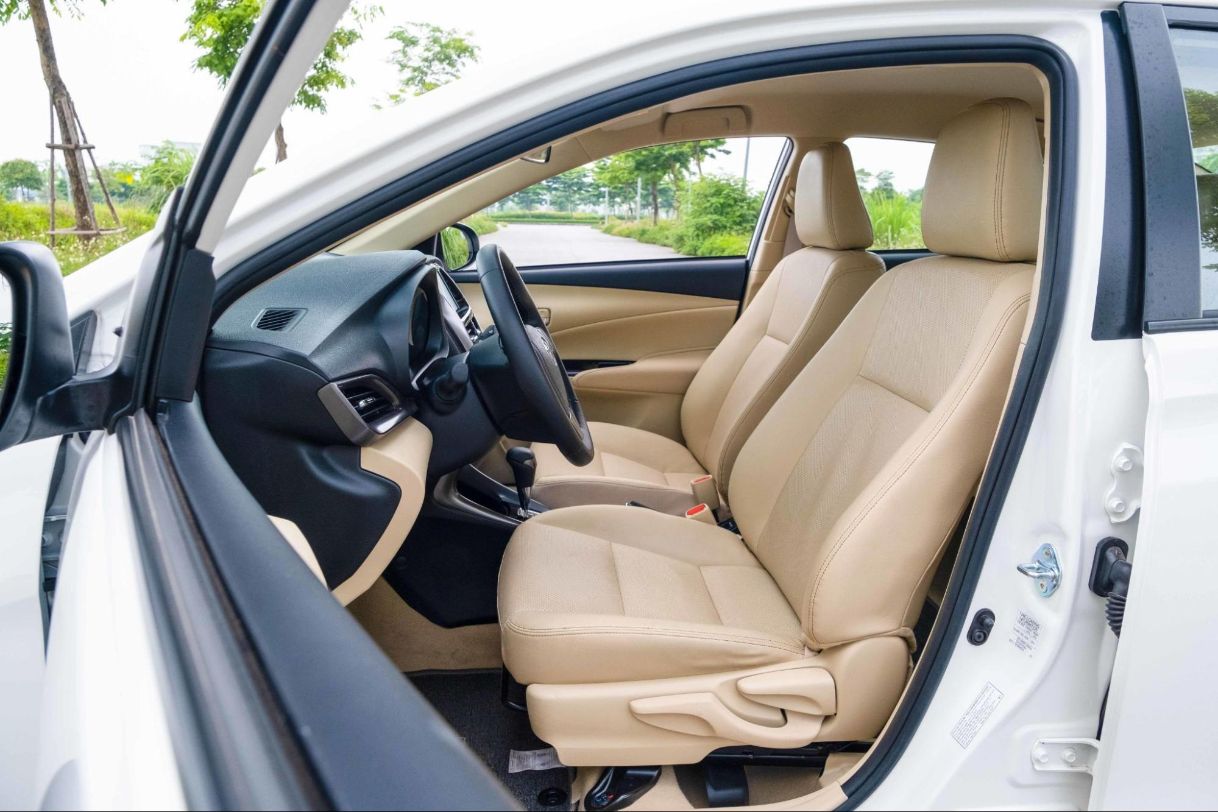 Thiết kế ghế ngồi thể hiện sự tinh tế của nội thất Vios